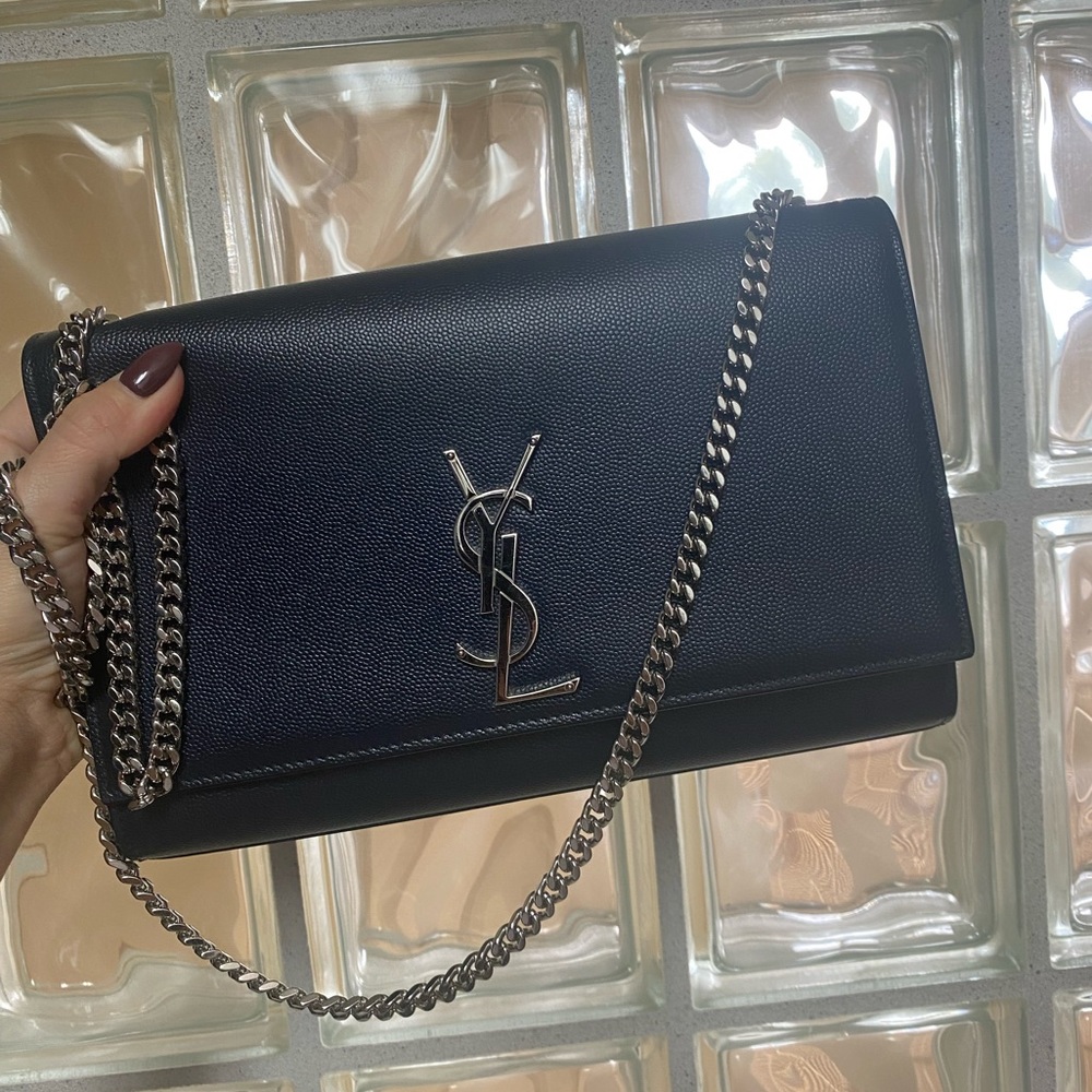 YSL Kate Medium Grain de Poudre Shoulder Bag